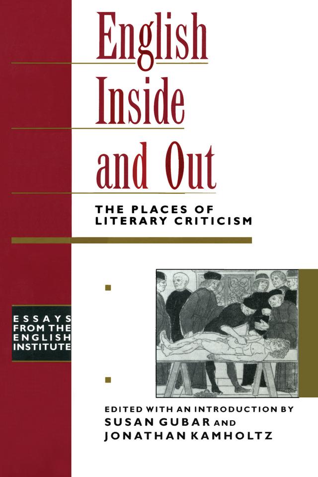 English Inside and Out by Susan Kamholtz Gubar