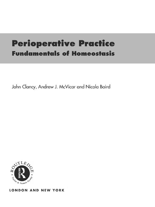 Perioperative Practice by Andrew McVicar, John Clancy, Nicola Baird
