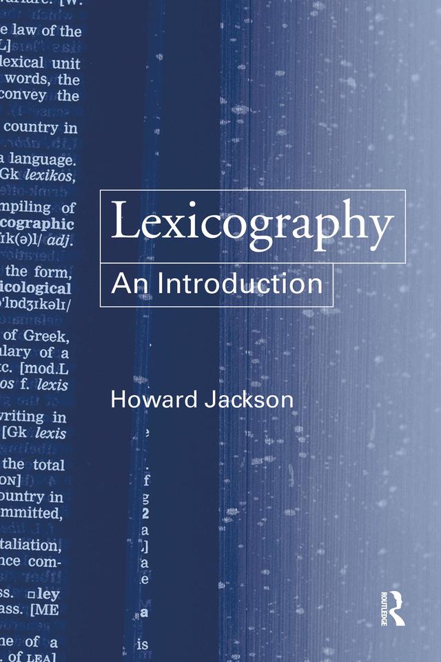 Lexicography by Howard Jackson