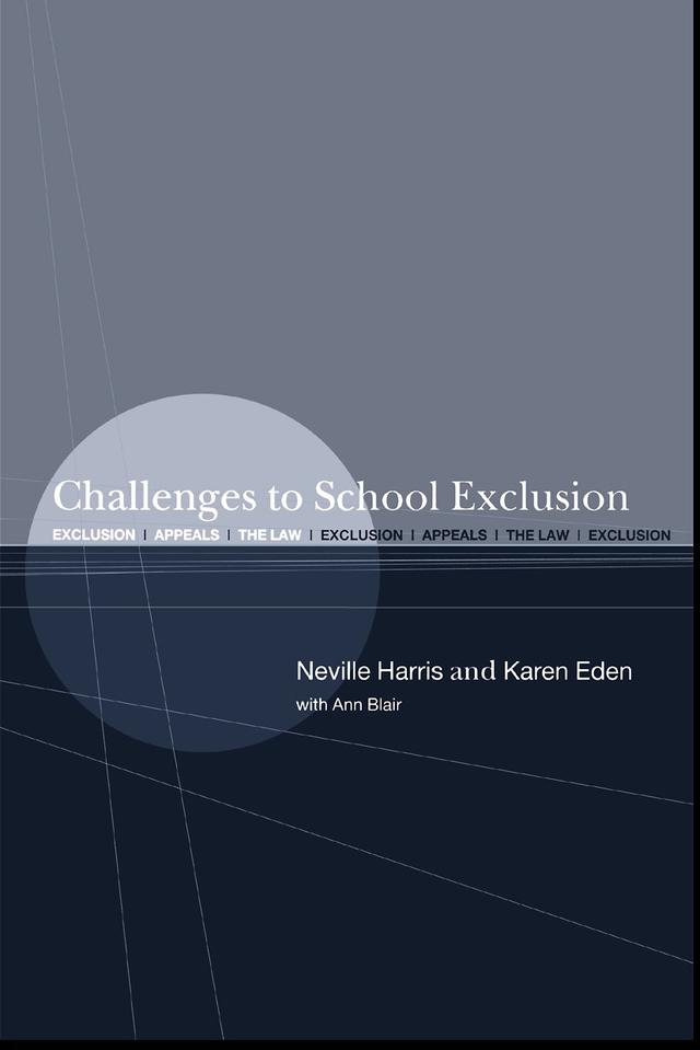 Challenges to School Exclusion by and Ann Blair, Karen Eden, Neville Harris