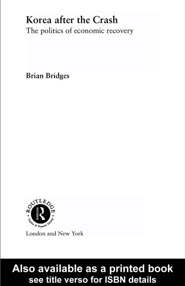 Korea after the Crash by Brian Bridges