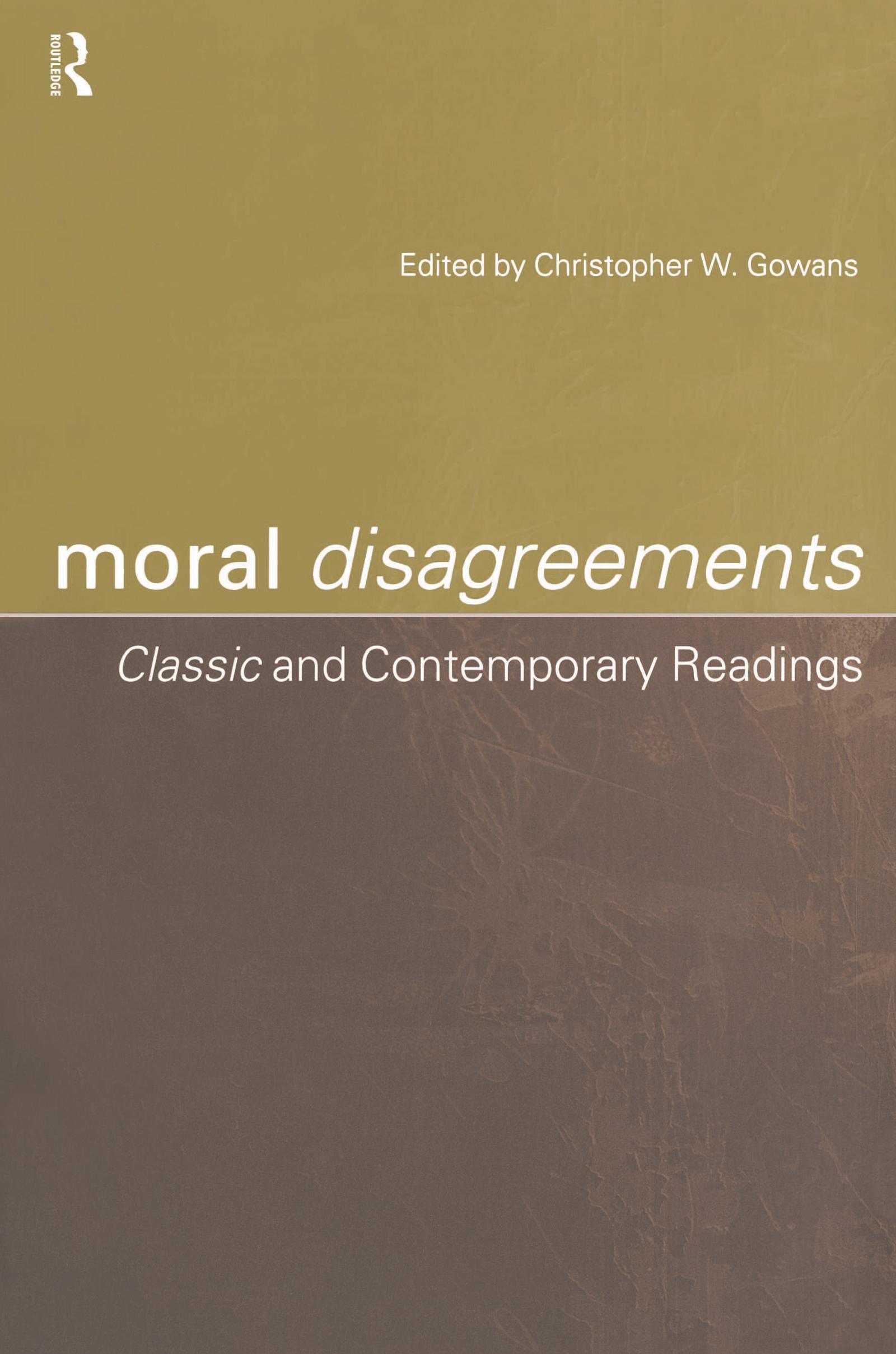 Moral Disagreements