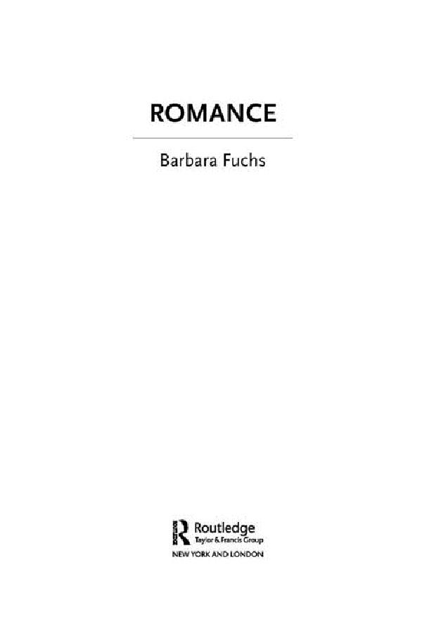 Romance by Barbara Fuchs
