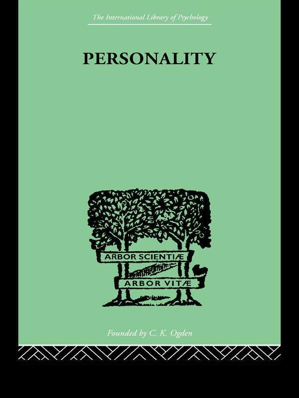 Personality by R G Gordon