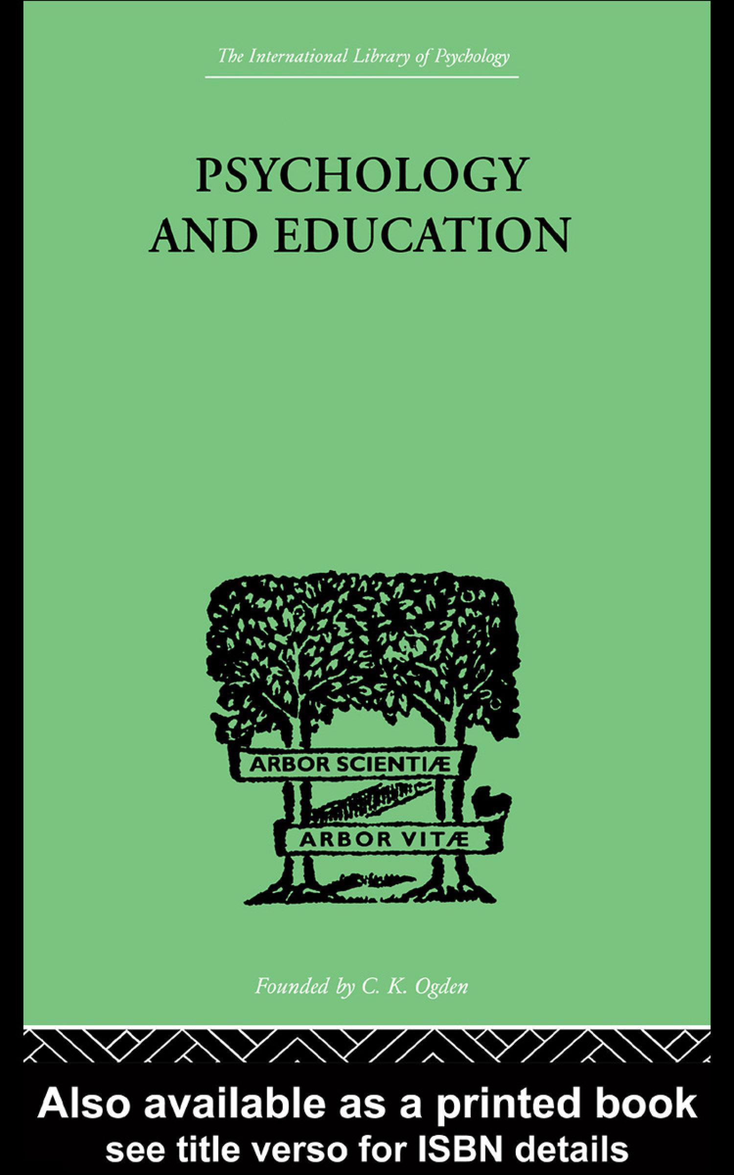 Psychology And Education