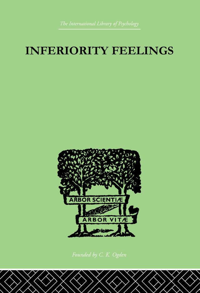 Inferiority Feelings by Oliver Brachfeld