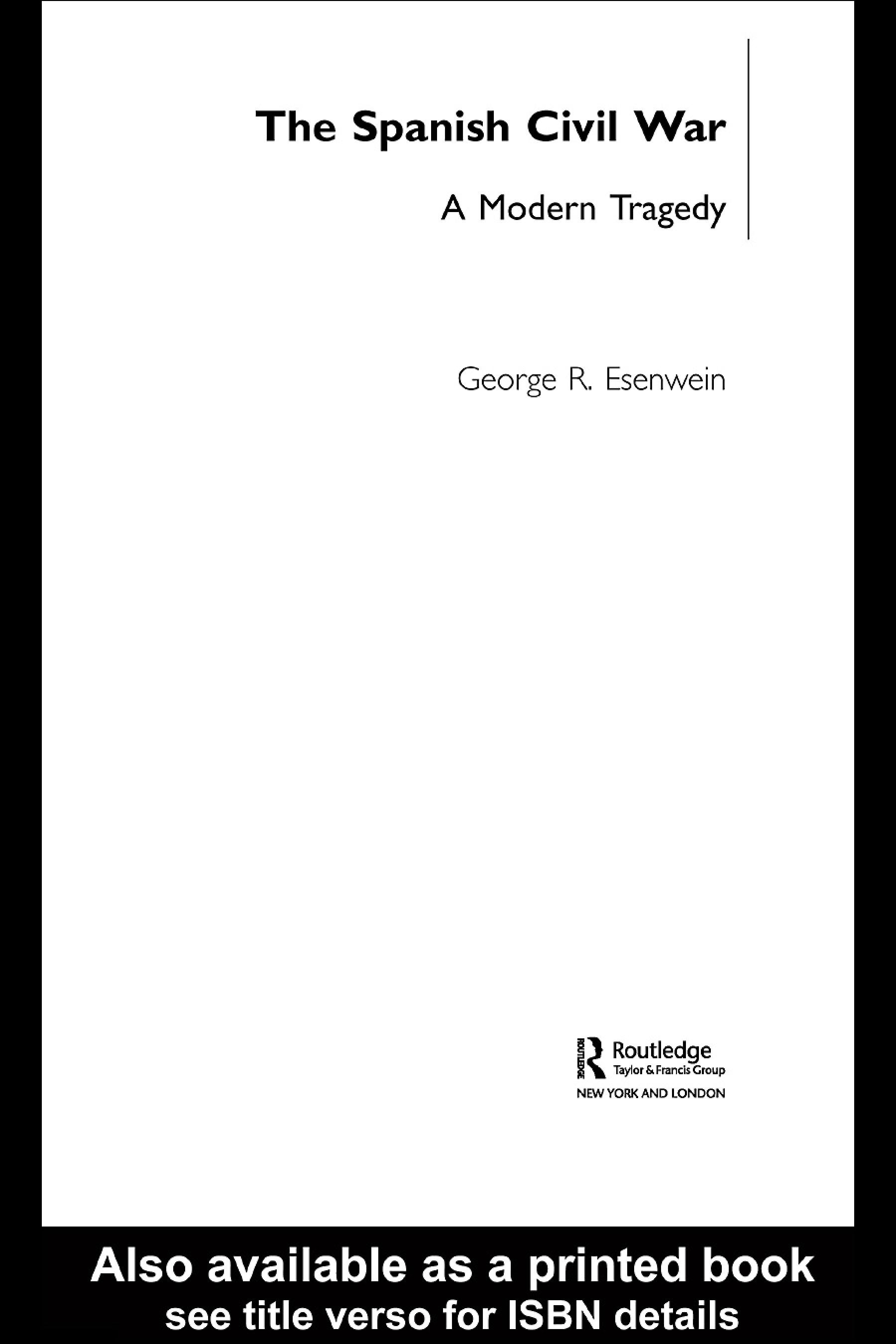 The Spanish Civil War
