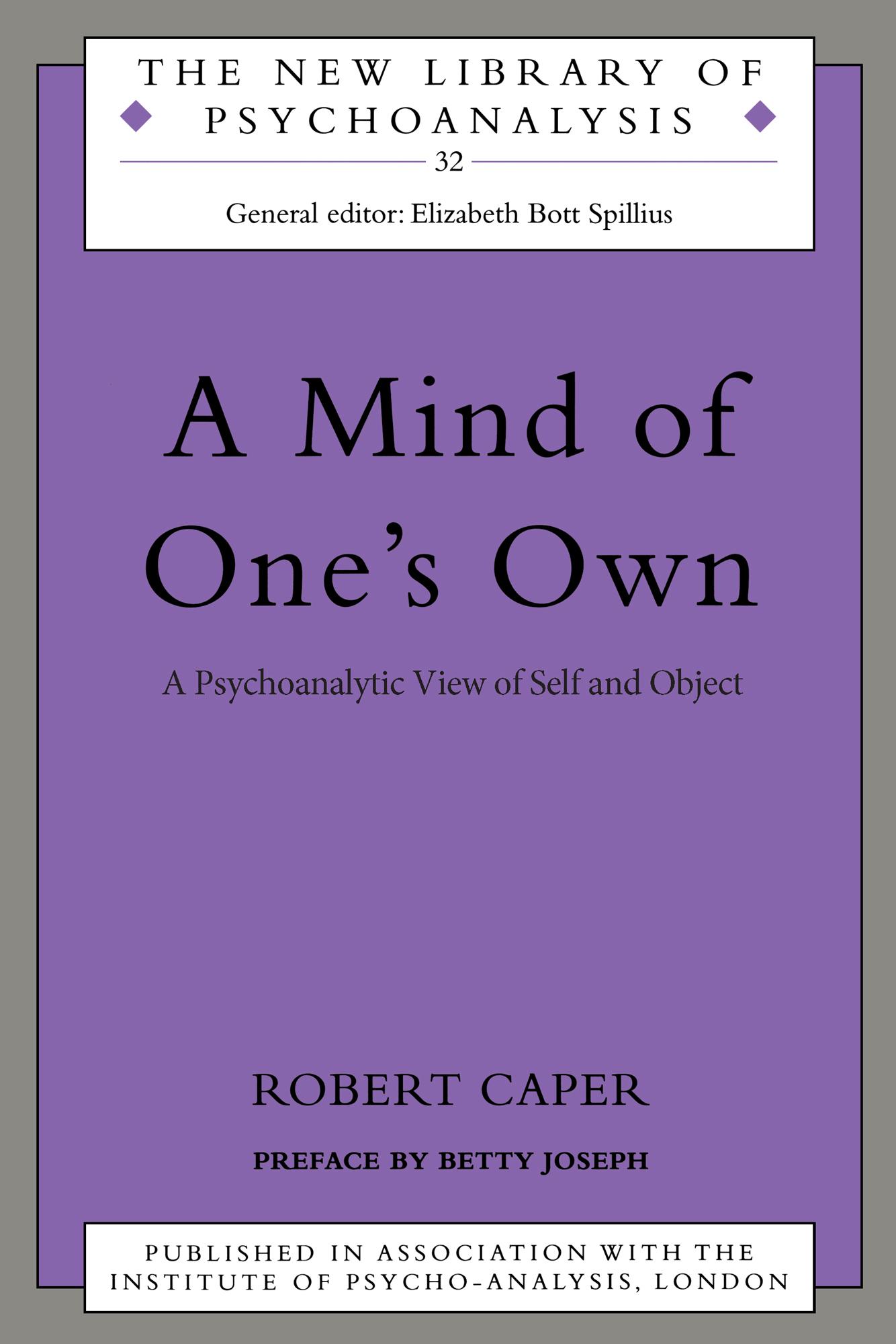 A Mind of One's Own