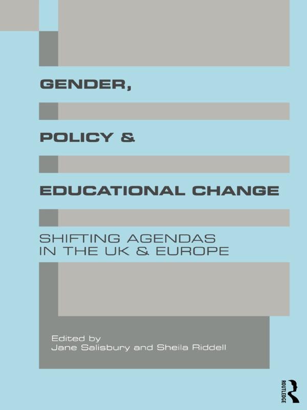 Gender, Policy and Educational Change by Jane Salisbury, Sheila Riddell