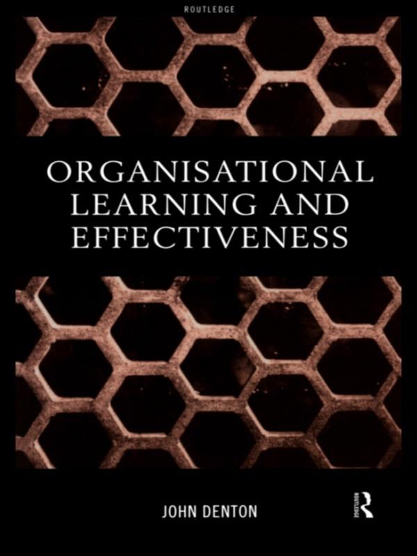 Organisational Learning and Effectiveness by Denton John