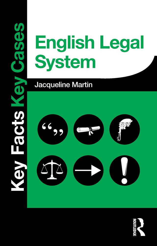 English Legal System by Jacqueline Martin