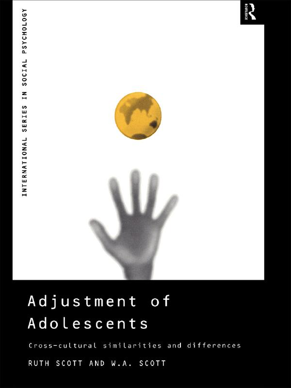Adjustment of Adolescents by W. A. Scott, William Scott