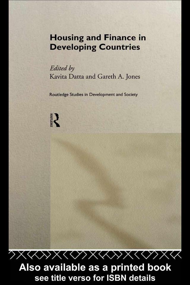 Housing and Finance in Developing Countries by Gareth Jones, Kavita Datta
