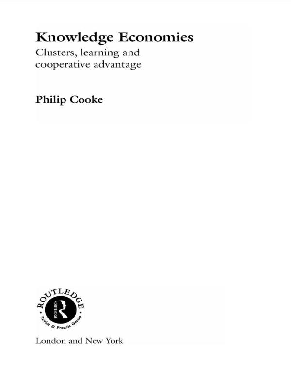 Knowledge Economies by Philip Cooke
