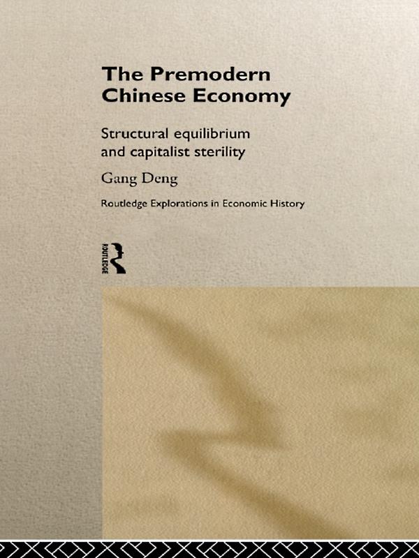 The Premodern Chinese Economy