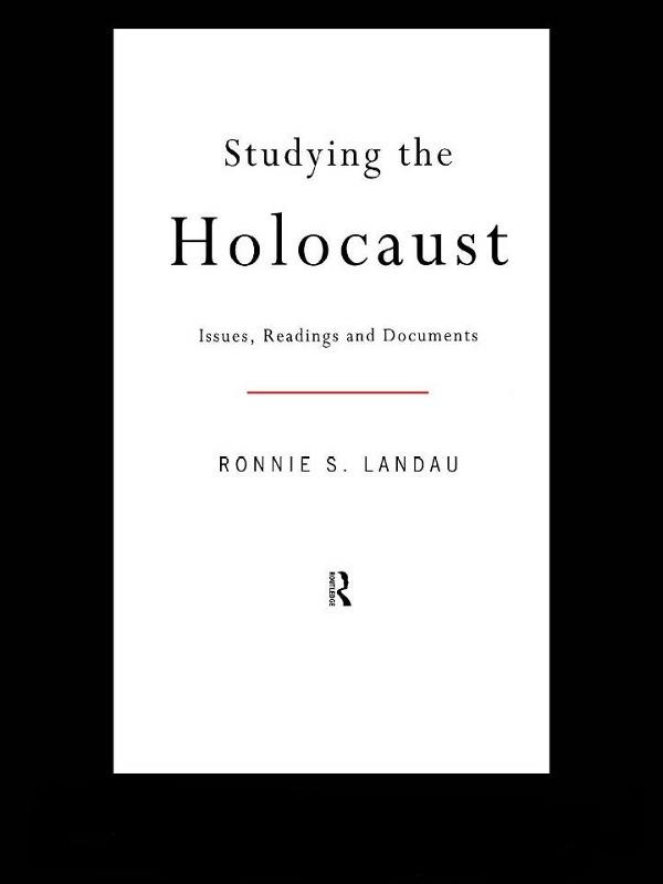 Studying the Holocaust by Ronnie Landau