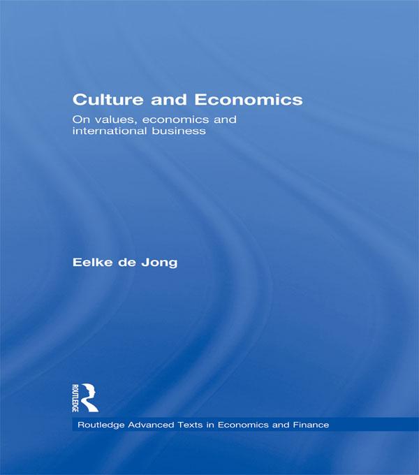 Culture and Economics by Eelke de Jong