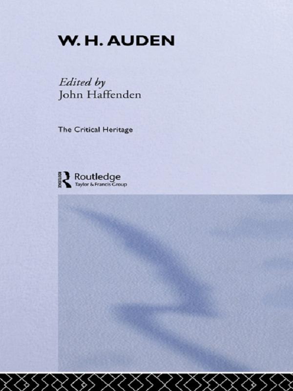 W.H. Auden by Dr John Haffenden