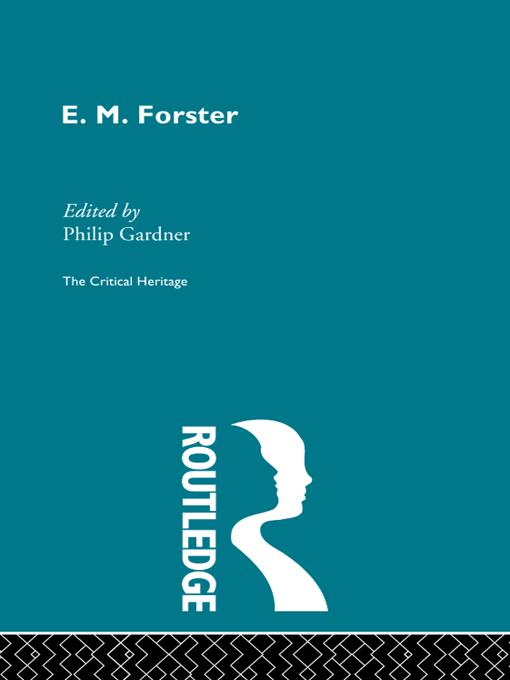 E.M. Forster by Philip Gardner