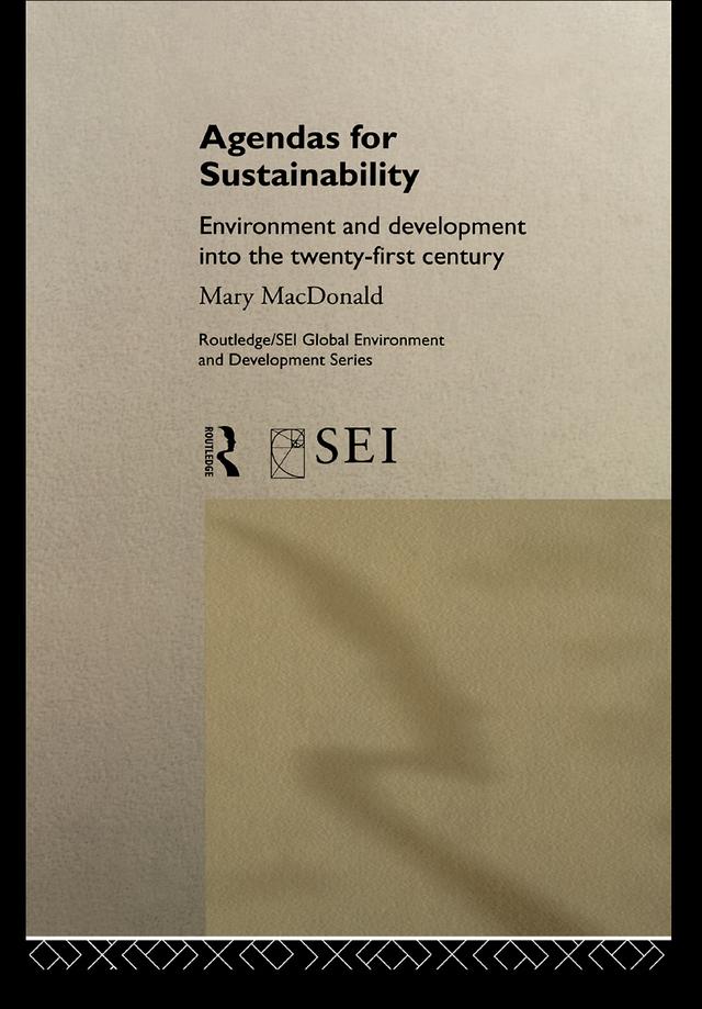 Agendas for Sustainability by Mary MacDonald
