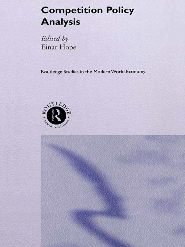 Competition Policy Analysis by Einar Hope