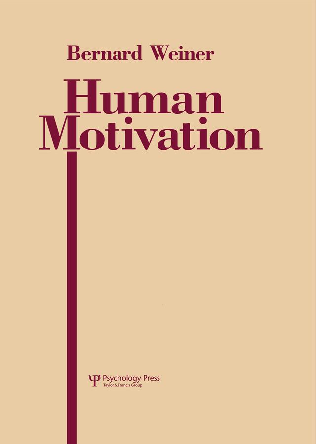 Human Motivation by Bernard Weiner
