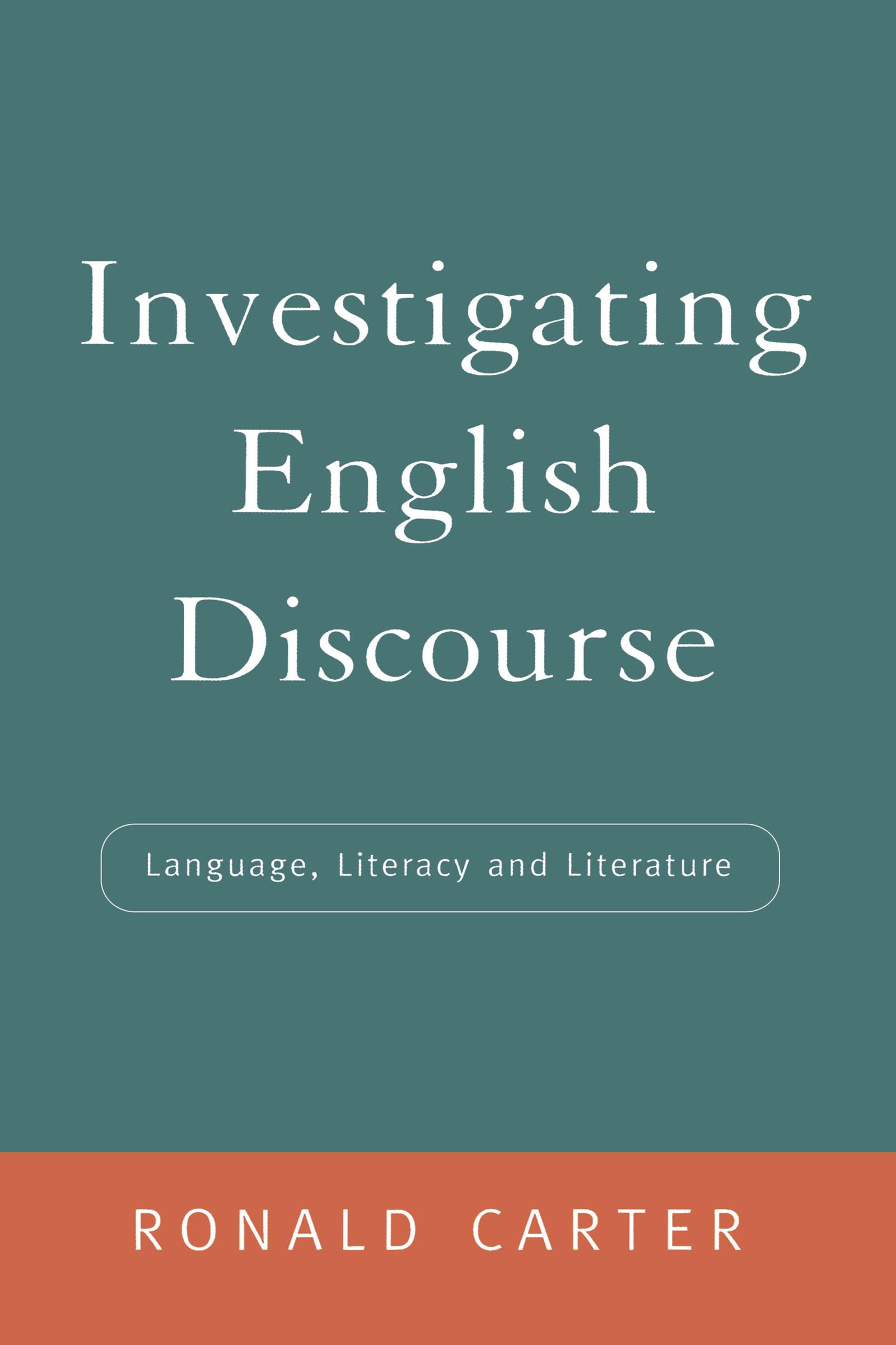 Investigating English Discourse