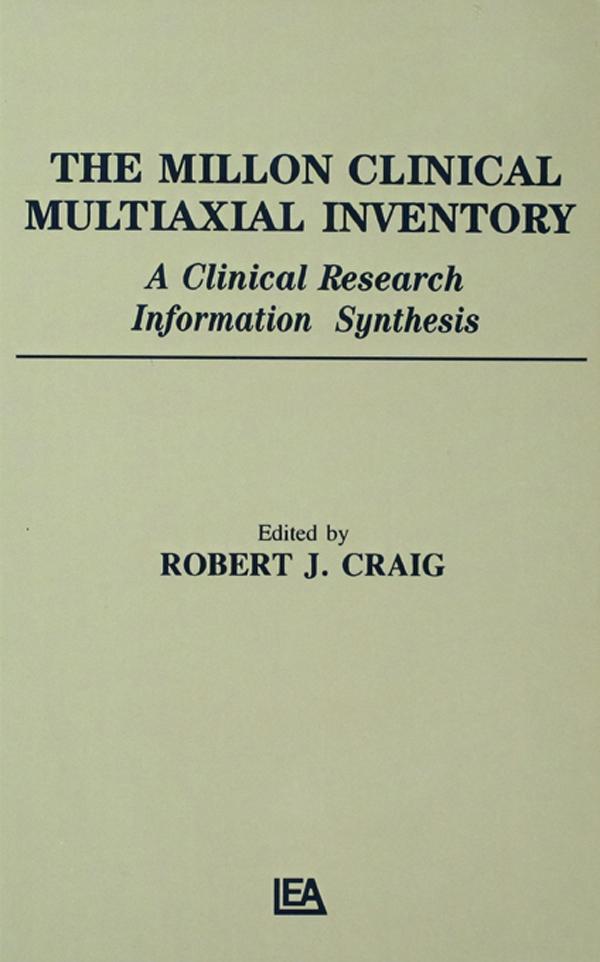 The Millon Clinical Multiaxial Inventory by Robert J. Craig
