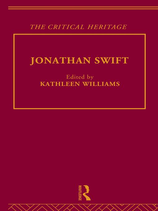 Jonathan Swift by Kathleen Williams