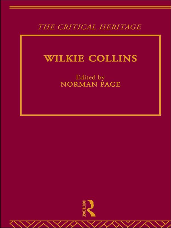 Wilkie Collins by Norman Page