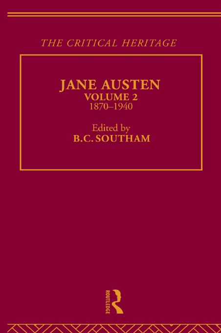 Jane Austen by B.C. Southam, Mr B C Southam