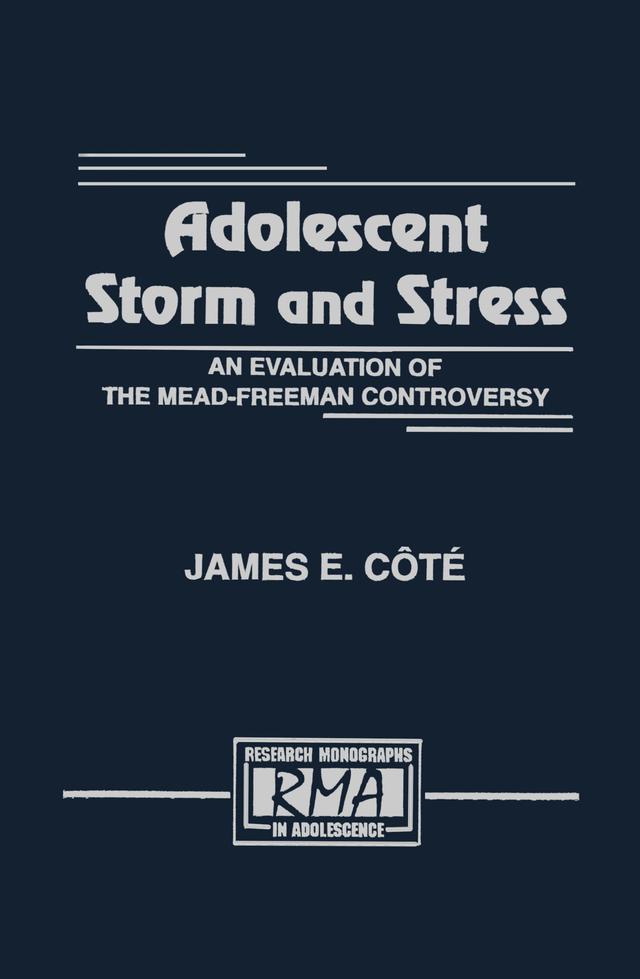 Adolescent Storm and Stress by James E. Cote, James E. C“t‚