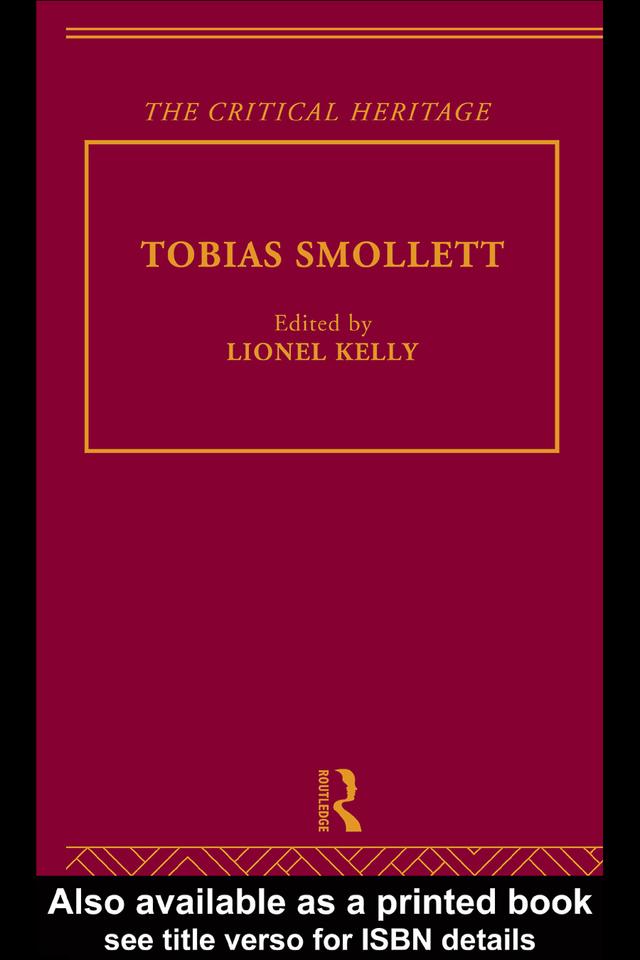 Tobias Smollett by Lionel Kelly