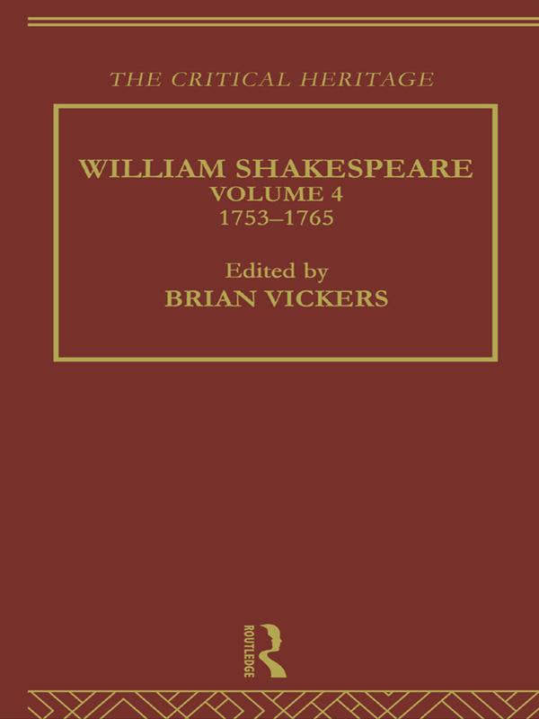 William Shakespeare by Brian Vickers