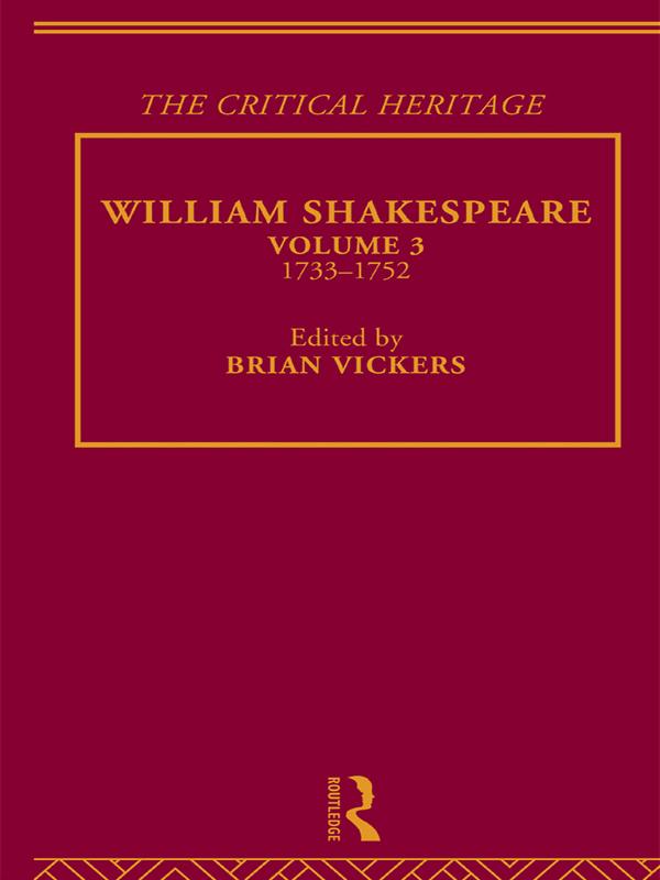 William Shakespeare by Brian Vickers