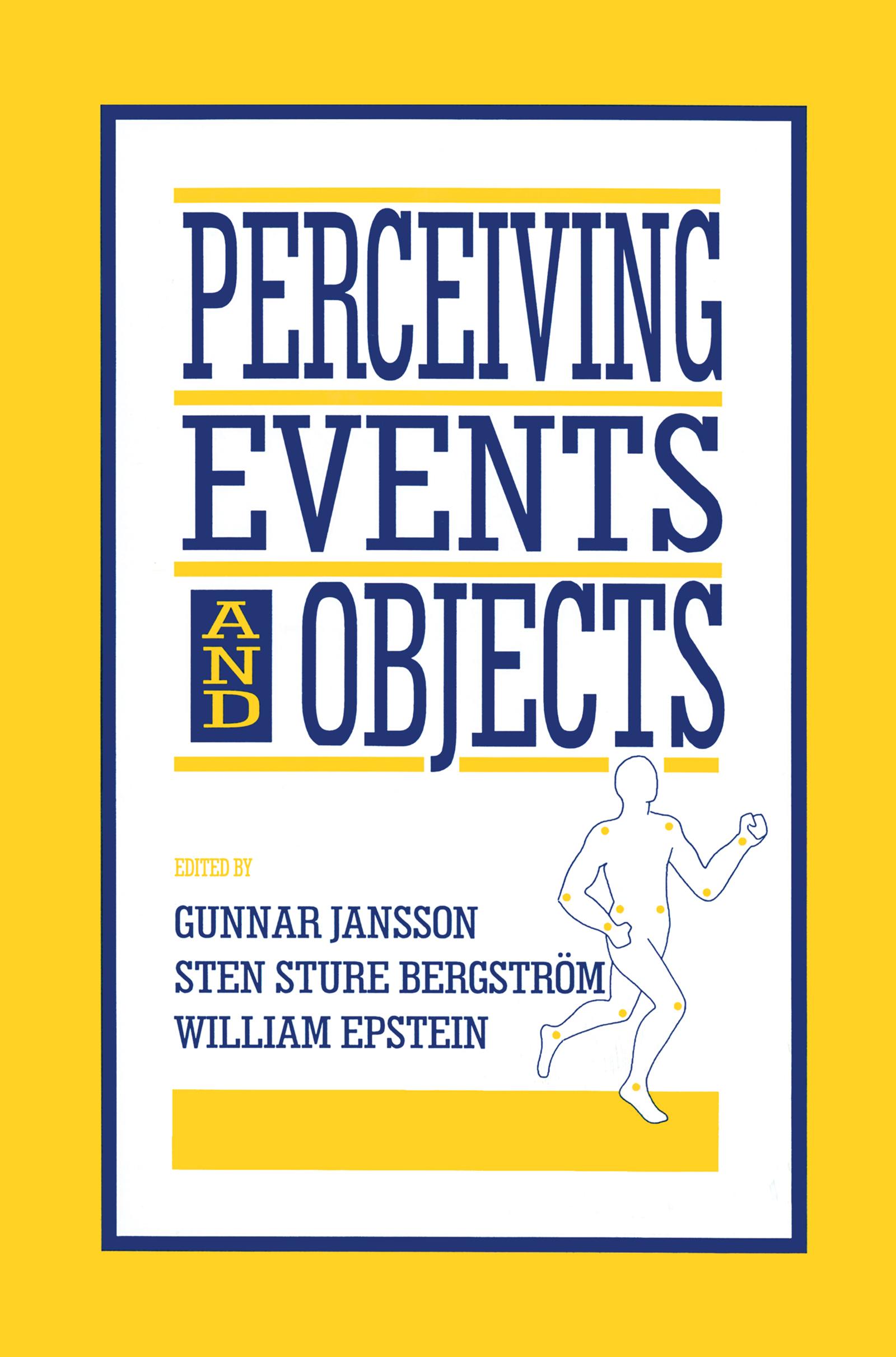 Perceiving Events and Objects