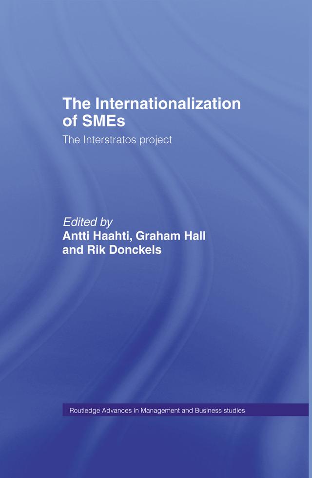 The Internationalization of Small to Medium Enterprises by Antti Haahti, Graham Hall, Rik Donckels