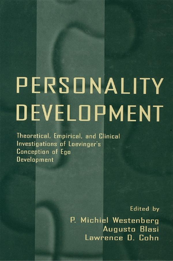 Personality Development by Augusto Blasi, Lawrence D. Cohn, P. Michiel Westenberg