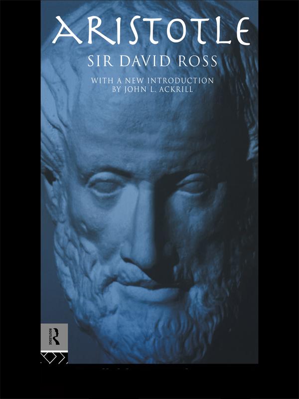 Aristotle by David Ross