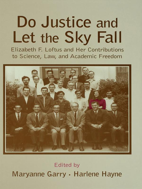 Do Justice and Let the Sky Fall by Harlene Hayne, Maryanne Garry