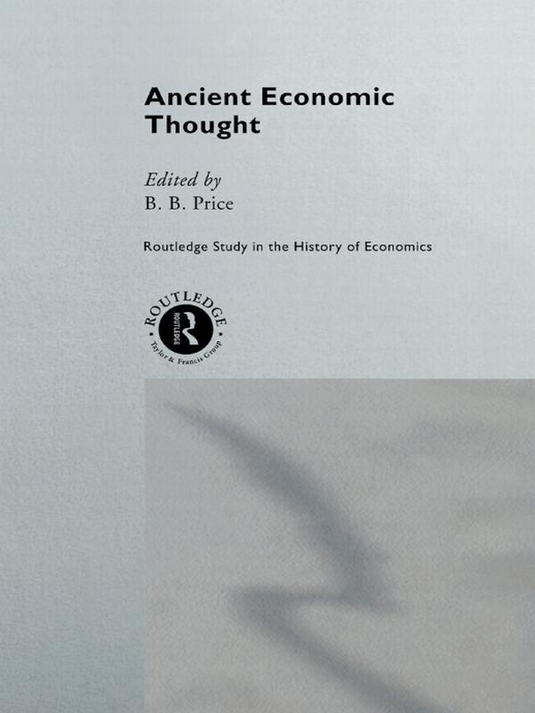 Ancient Economic Thought by Betsy Price