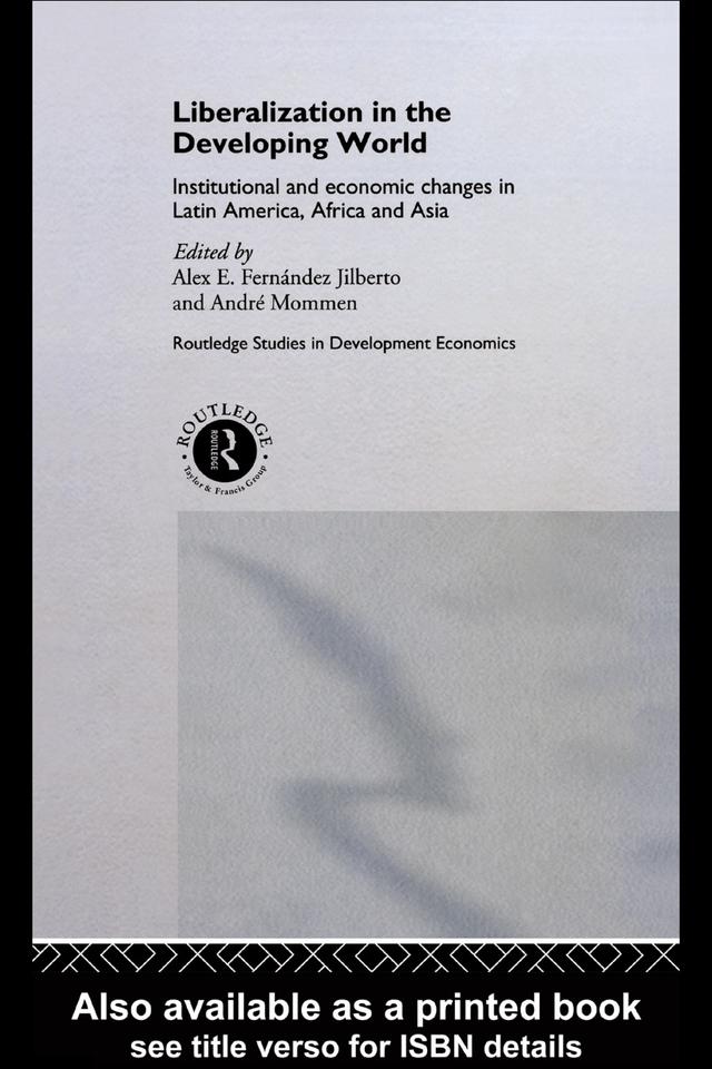 Liberalization in the Developing World by Alex E. Fernandez Jilberto, Andre Mommen