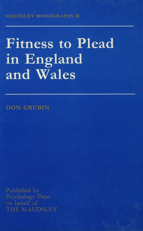 Fitness To Plead In England And Wales