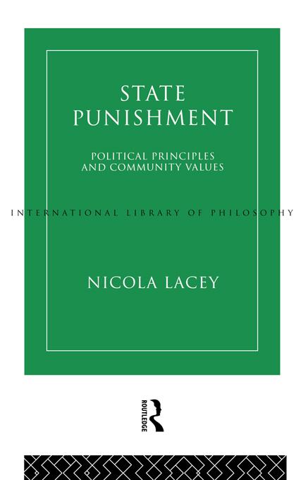 State Punishment by Nicola Lacey