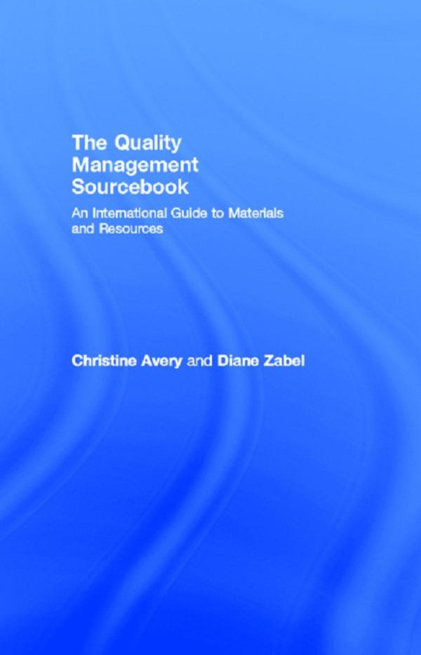 The Quality Management Sourcebook