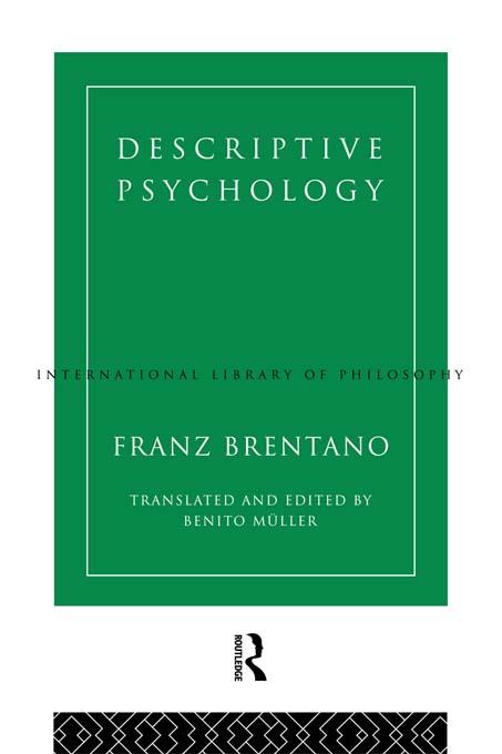 Descriptive Psychology