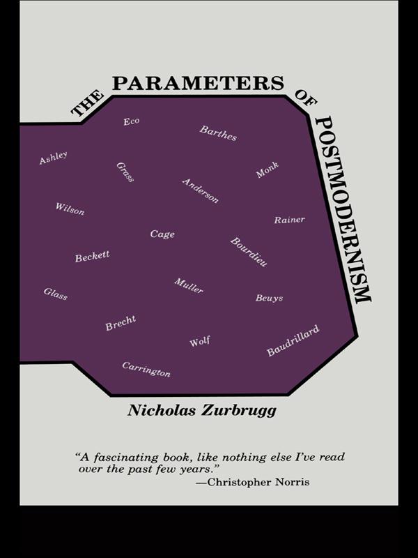 The Parameters of Postmodernism by Nicholas Zurbrugg