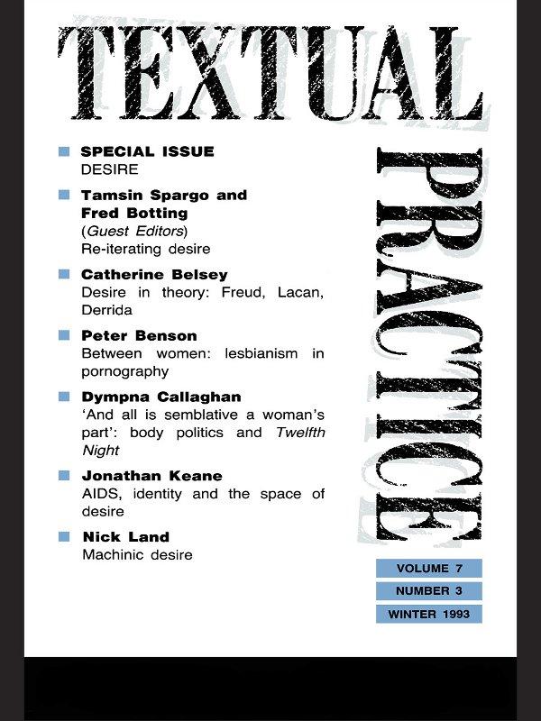 Textual Practice by Terence Hawkes