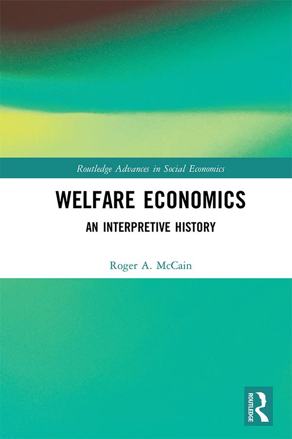 Welfare Economics by Roger A. McCain
