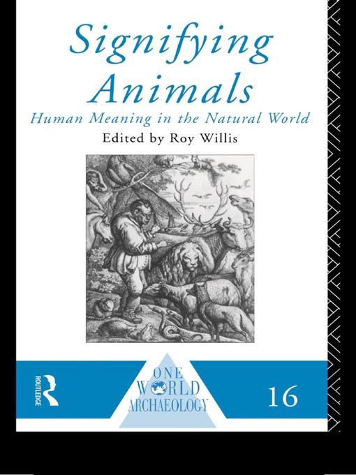 Signifying Animals by Roy Willis